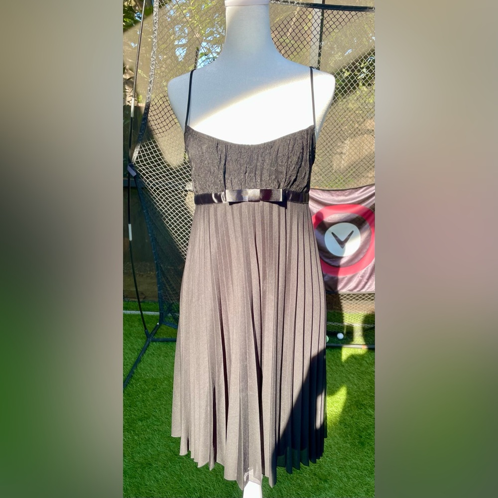 Black Spaghetti Strap Lace Top Babydoll Dress. Rampage. Size 5.